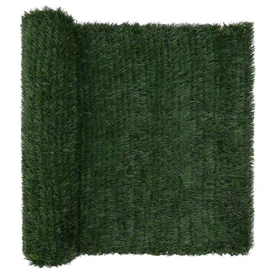 PANGIVO - Clôture artificielle PVC et acier vert foncé 400 x 150 cm - PANGIVO - Image 2