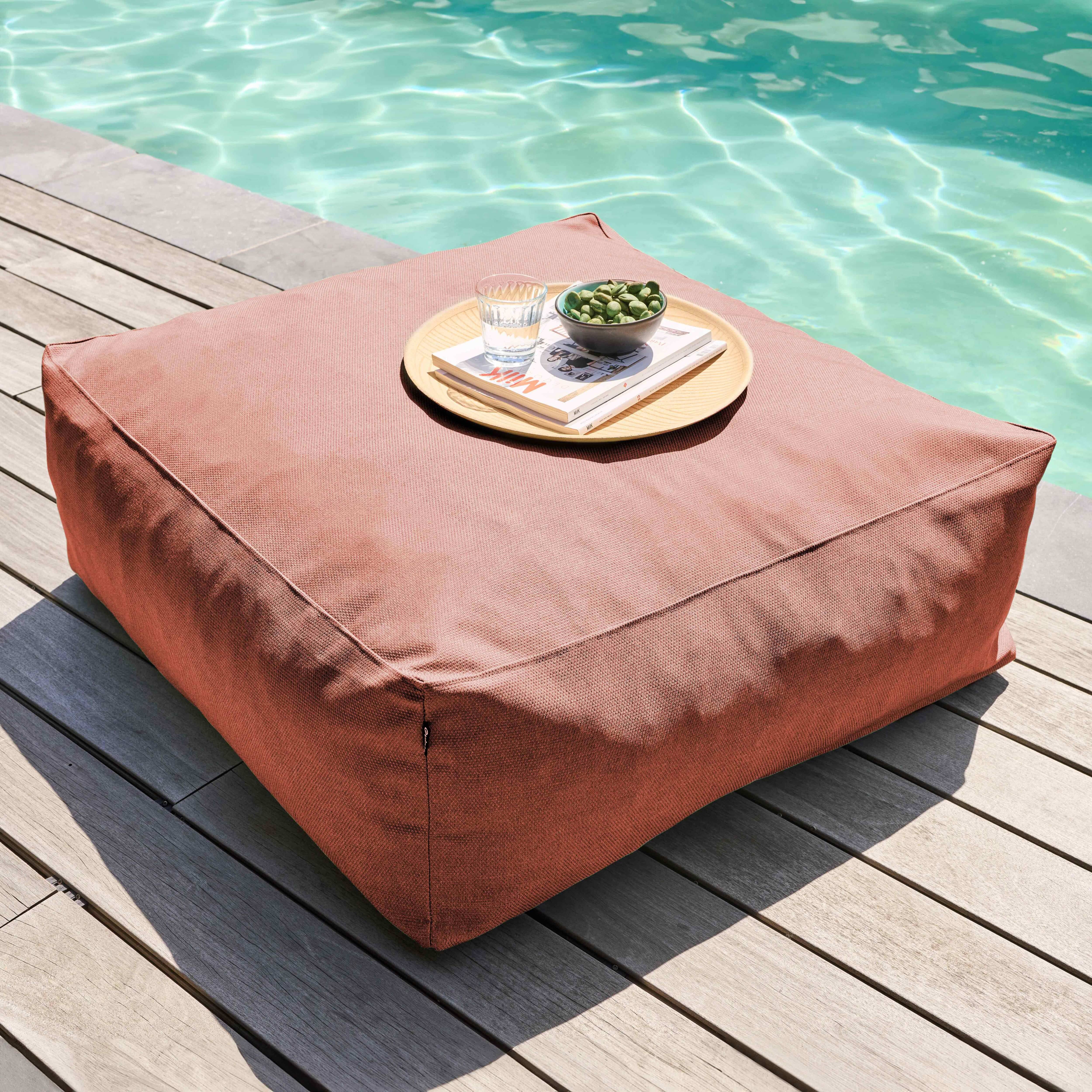 Oviala - Canapé d'angle de jardin modulable 5 places terracotta Mixi - Oviala - Image 5