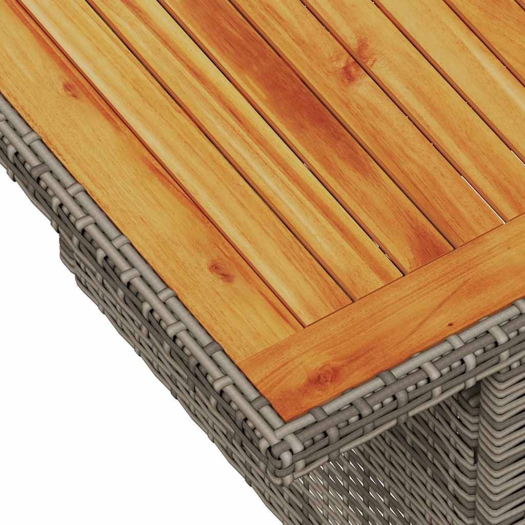 ComfortXL - Salon de jardin 5 places gris résine tressée avec table bois relevable et rangement modulable – ComfortXL Outdoor Living - Image 10
