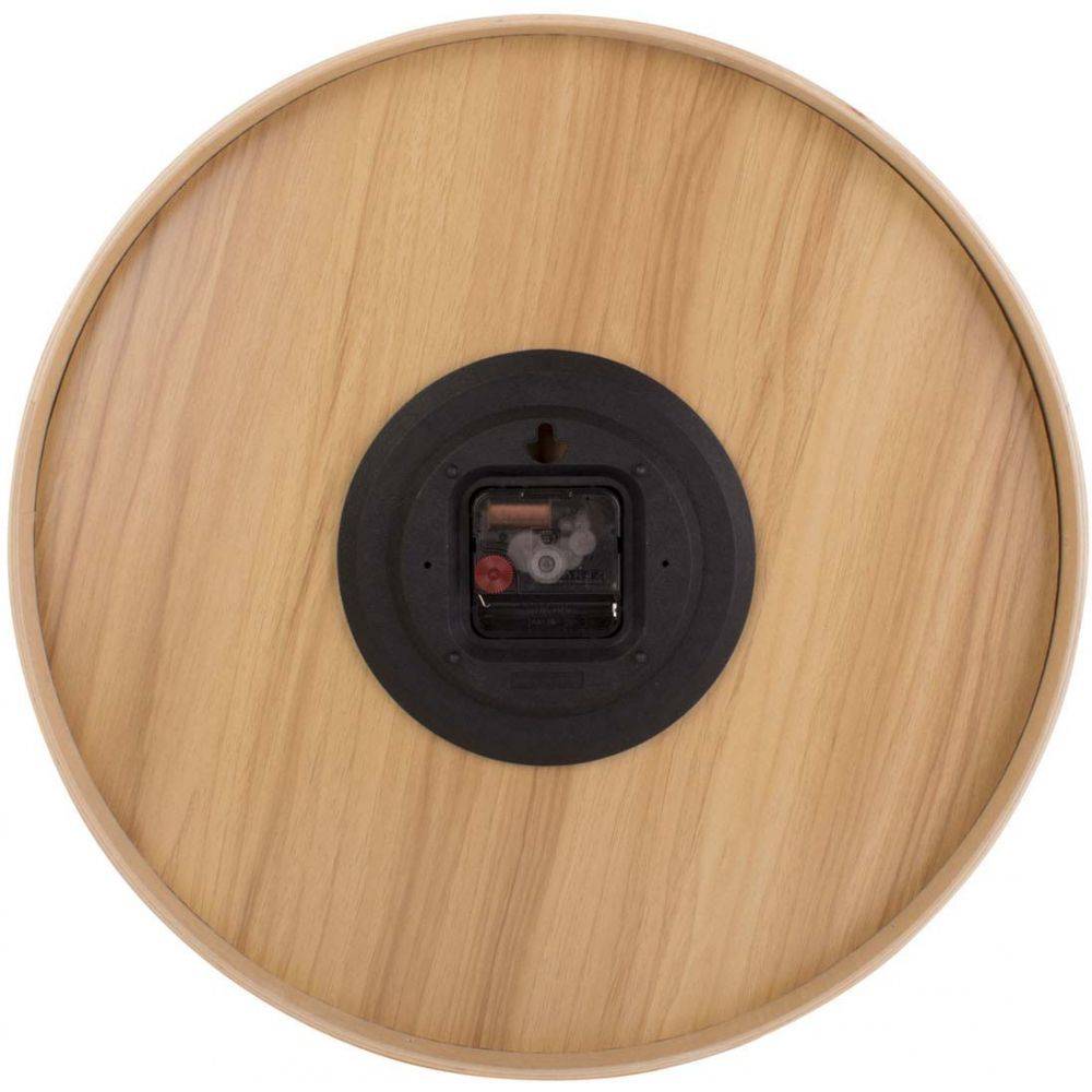 Karlsson - Horloge ronde en bois Pure  40 cm Noir - Image 4