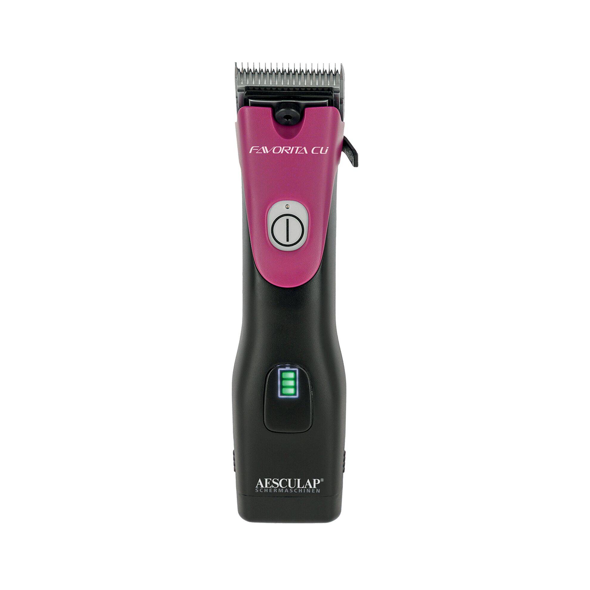Tondeuse Favorita CLI sans fil 2 batteries : rose AESCULAP
