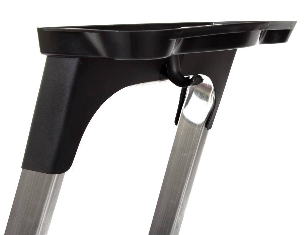 Escabeau aluminium 3 marches avec porte-outils et double rivet - ESCALO - Image 6