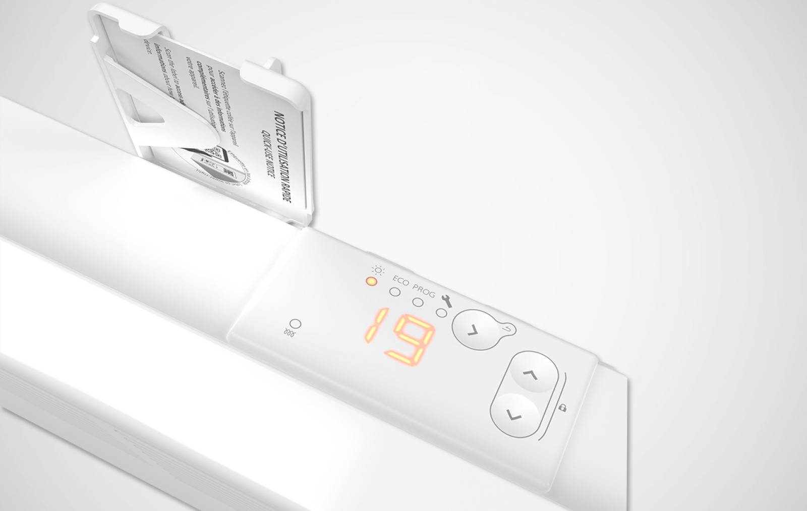 Convecteur électrique F617 blanc 500W - ATLANTIC - 561728 - Image 3