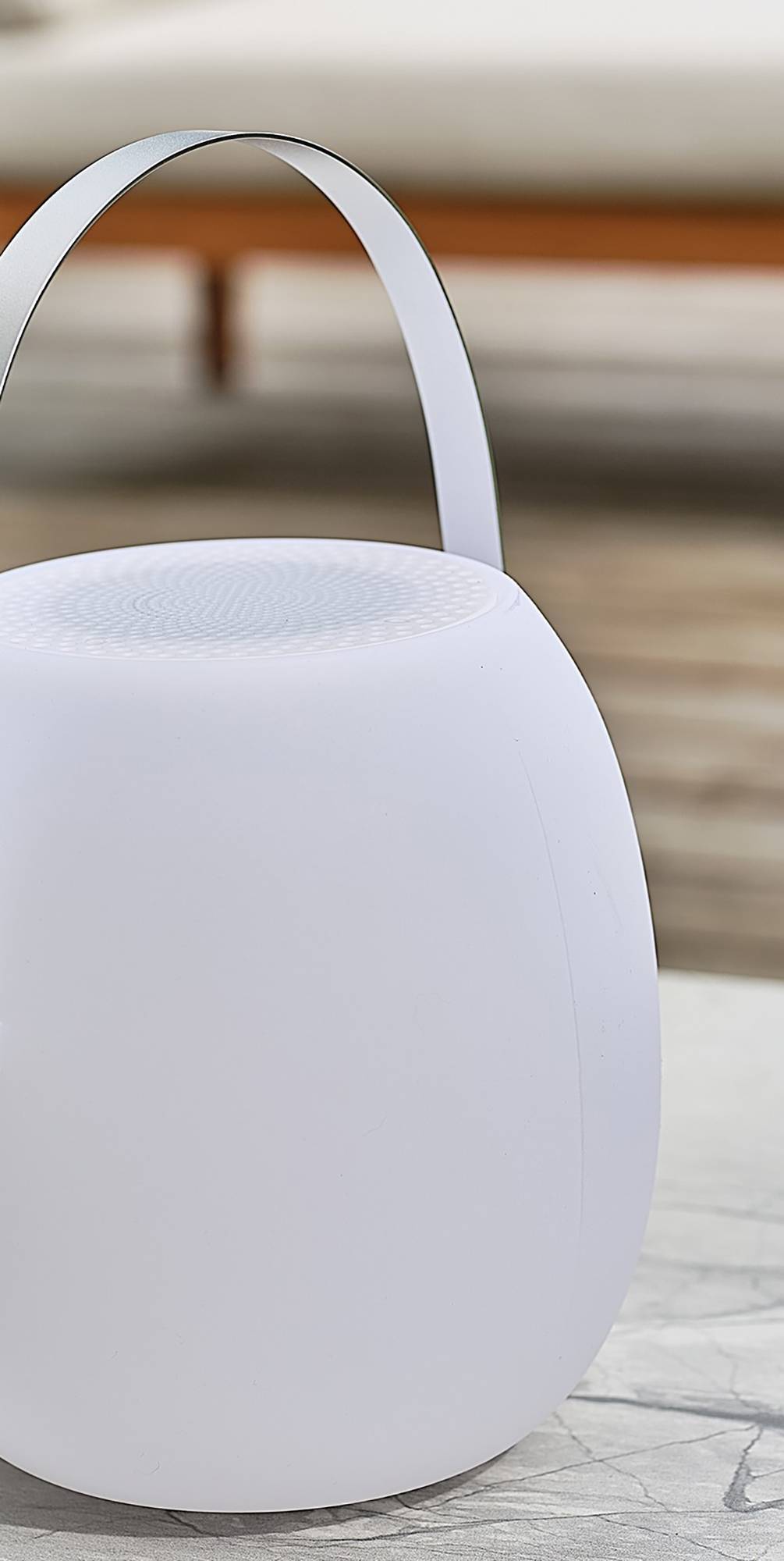 Lampe enceinte bluetooth sans fil AUREA poignée métal - REMARQUABLE - Image 4