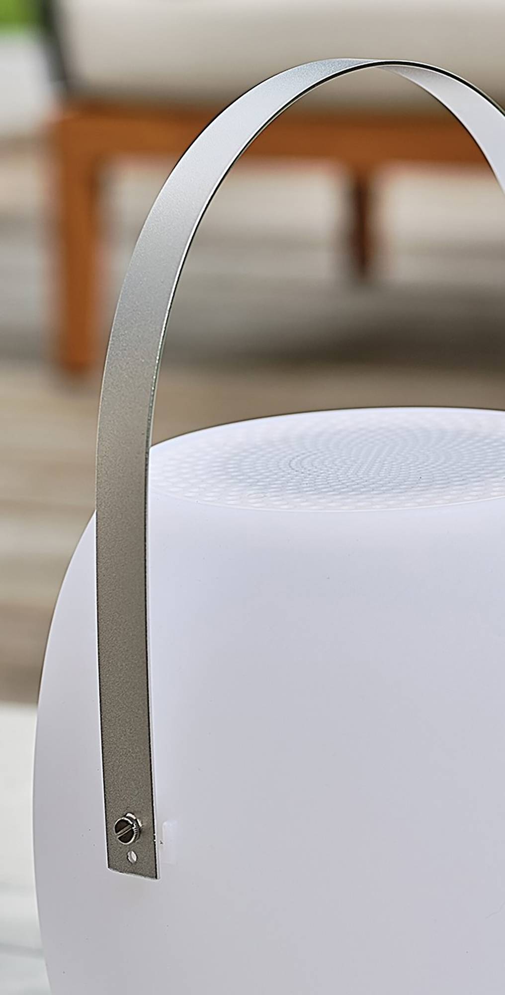 Lampe enceinte bluetooth sans fil AUREA poignée métal - REMARQUABLE - Image 3