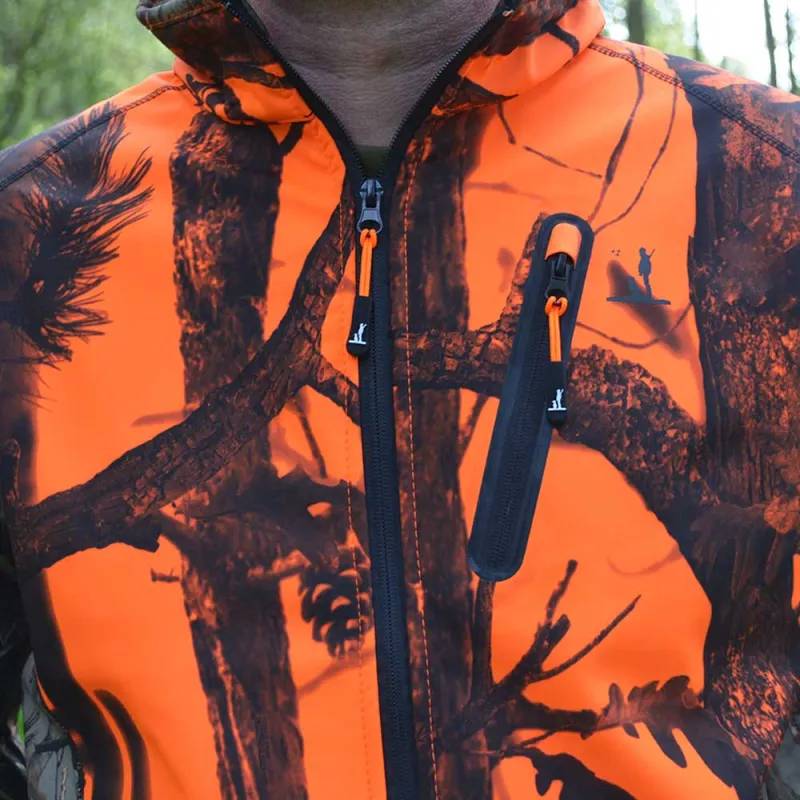 Blouson chasse Percussion Softshell Ghost Camo 4 poches S à 4XL Percussion - Image 2