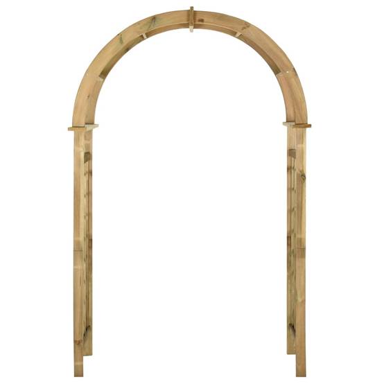 Arche de jardin - Jardinière avec treillis Bois de pin vert imprégné MP81 - Image 1