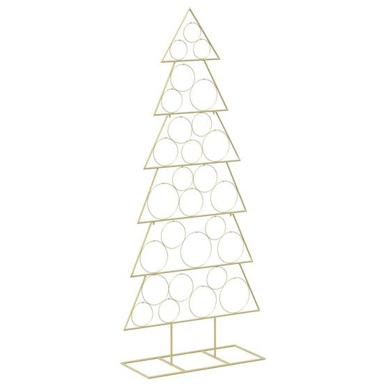 Vidaxl - Sapin de Noël en métal avec support KUOPIO 180 cm Acier Doré vidaXL 42053947 - Image 2