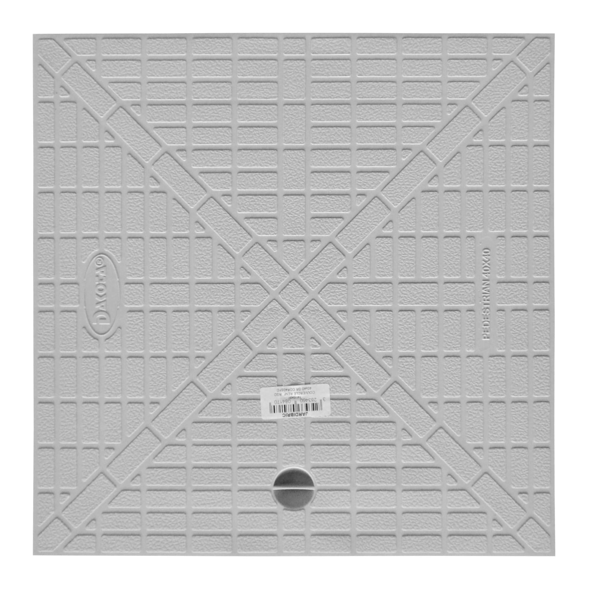 Jardibric - Jardibric - Couvercle de Regard en Polypropylène Renforcé 28 x 28 cm - Pour Regard 30 x 30 cm - Image 2