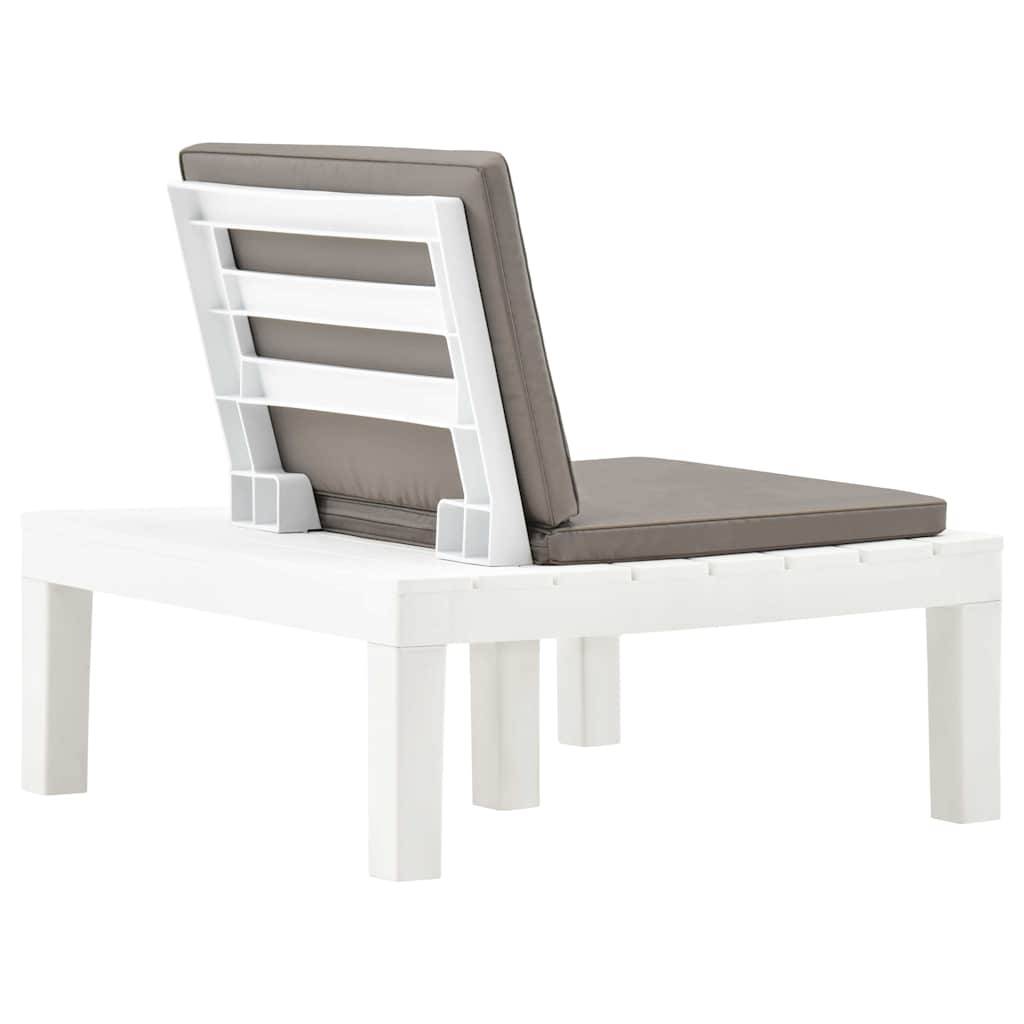 Prolenta Premium - Chaises de jardin plastique blanc 78 x 78 x 70 cm - Prolenta premium p3240.8 - Image 4