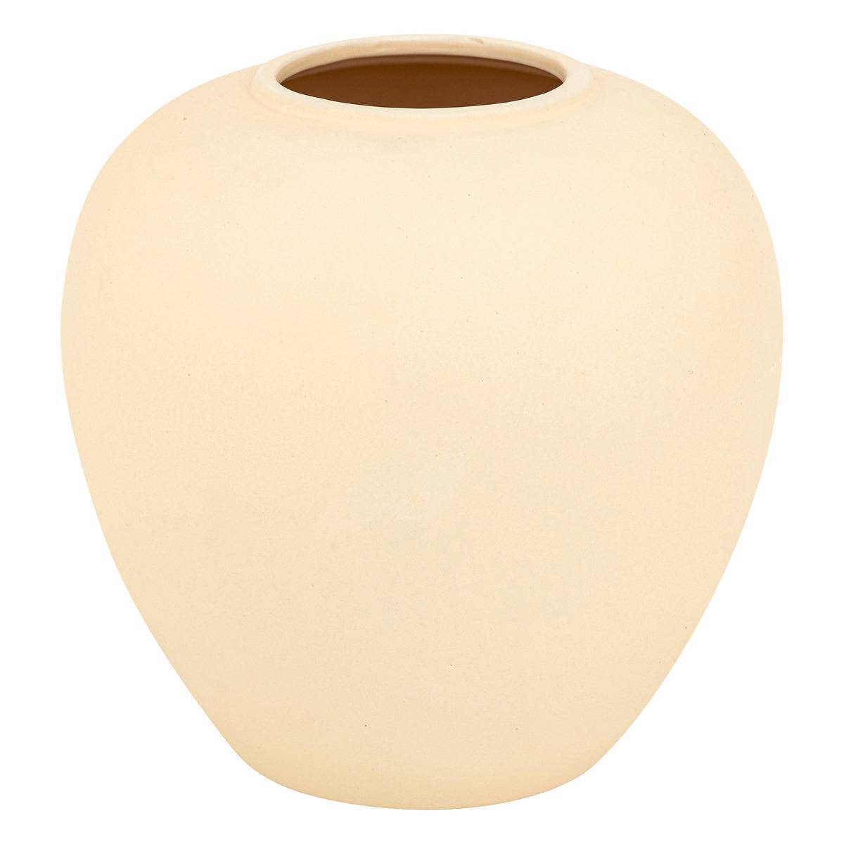 Atmosphera - Vase boule Rily céramique beige H22cm - Atmosphera Créateur d'intérieur - Image 2