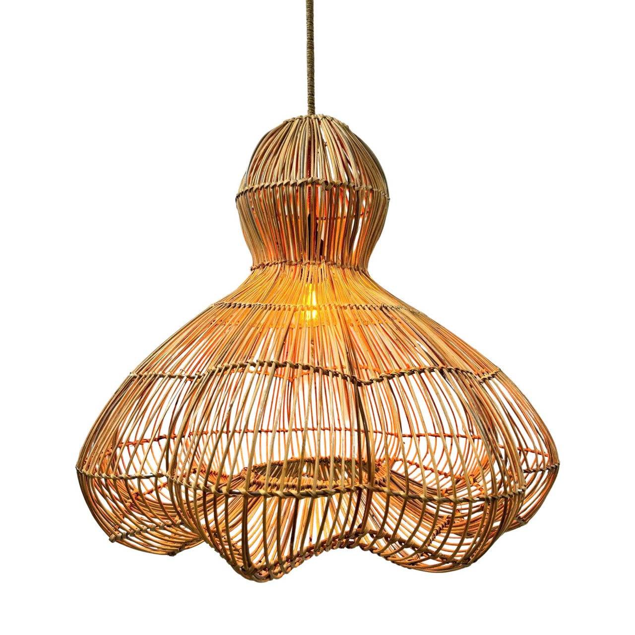 Lumisky - Abat jour naturel seul RONDA H53cm - Image 8
