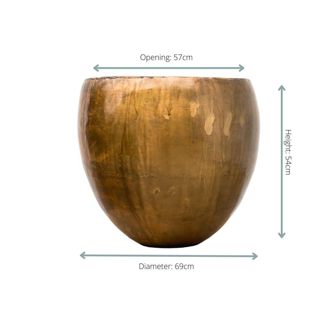 Pot Fabien Camel 69cm- La Green Touch - Image 2