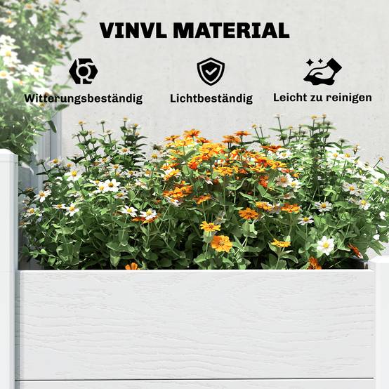 Potager surélevé 3 niveaux empilable, sans fond, modulaire, plastique - Image 9