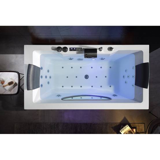 Baignoire balneo RIVIERA CONCEPT 1 place ARCHIPEL® 180x90 - Image 5