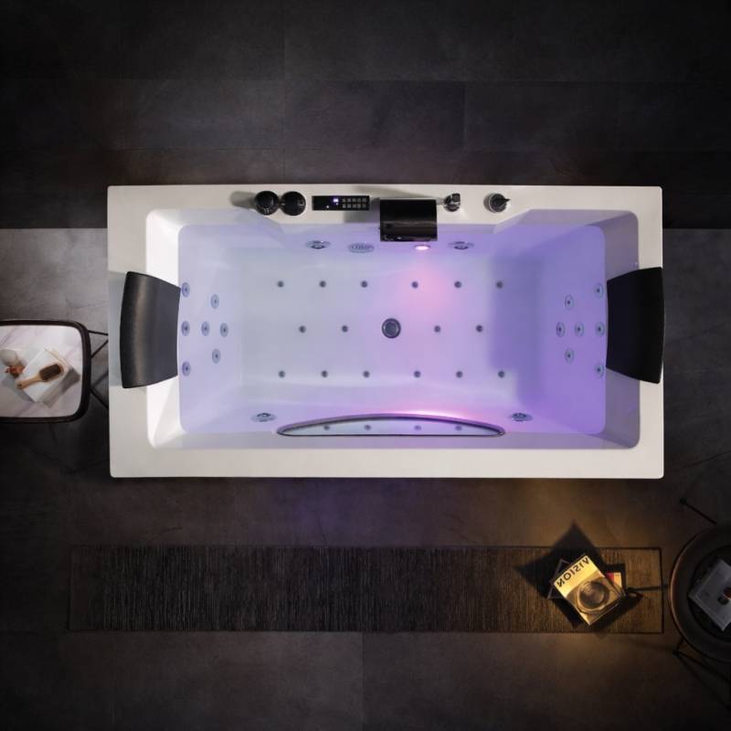Baignoire balneo RIVIERA CONCEPT 1 place ARCHIPEL® 180x90 - Image 1