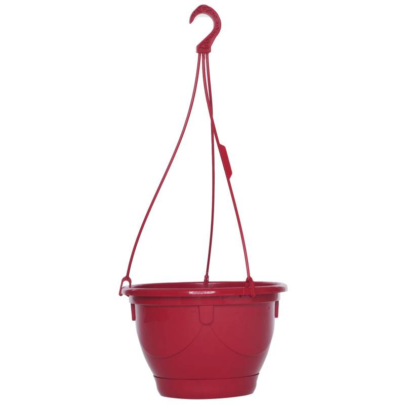 Riviera - Suspension Acropole - D27cm - H18cm - 6L - Rouge - Fabrication Française - Image 1