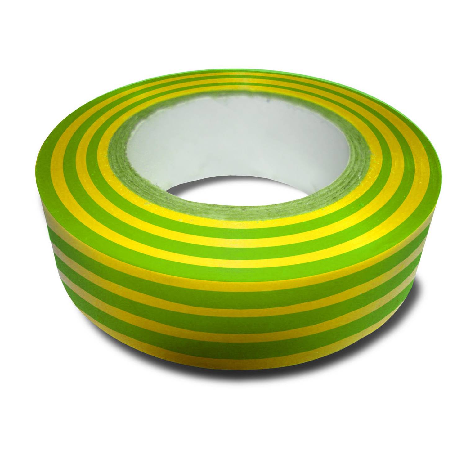 Zenitech - Rouleau adhésif 15mm x 10m vert / jaune