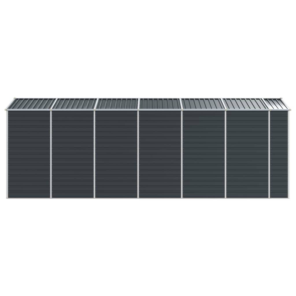 Vidaxl - Abri de jardin anthracite 191x555x198 cm acier galvanisé vidaXL 3188258 - Image 7
