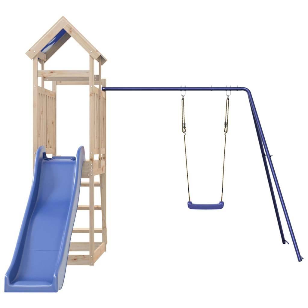 Aire de jeux d'extérieur - Jeu Plein air enfant bois de pin massif-JU1711 - Image 3