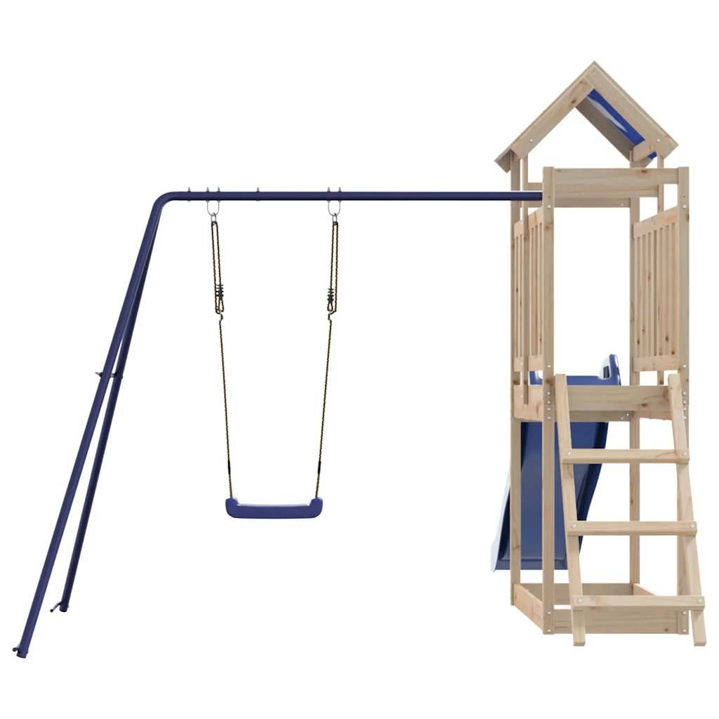 Aire de jeux d'extérieur - Jeu Plein air enfant bois de pin massif-JU1711 - Image 7