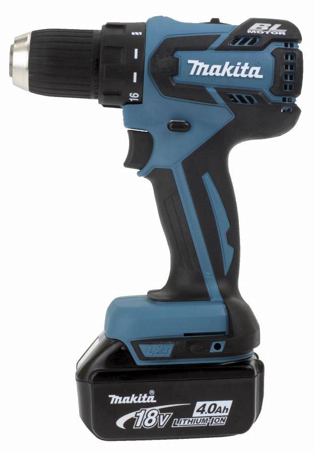 Makita - Perceuse visseuse 18 V LXT Ø 13 mm - MAKITA - 2 batteries 18V 4 Ah Li-Ion , chargeur, MakPak - DDF459RMJ - Image 2