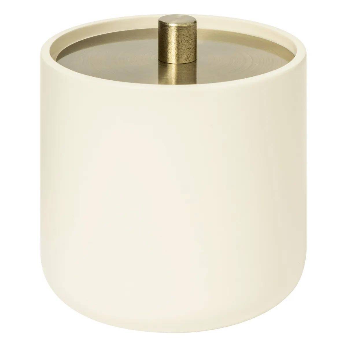 Pot à Coton "Duo" 11cm Ivoire - Image 1