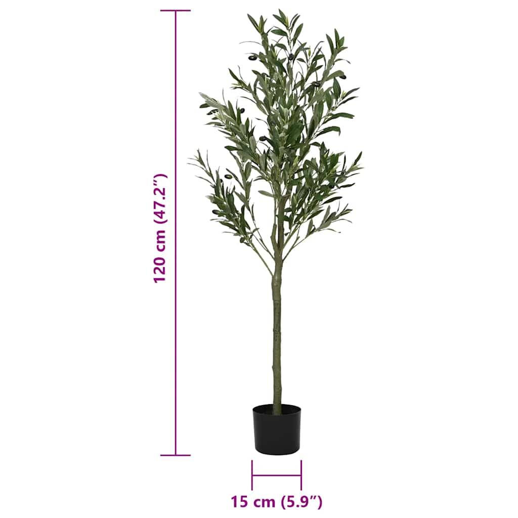 Vidaxl - Olivier artificiel 450 feuilles 120 cm vert - Image 3