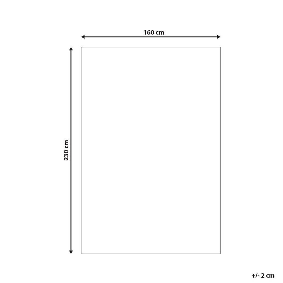 Beliani - Tapis d'extérieur PVC Noir/blanc ALADANA - Beliani - Image 2