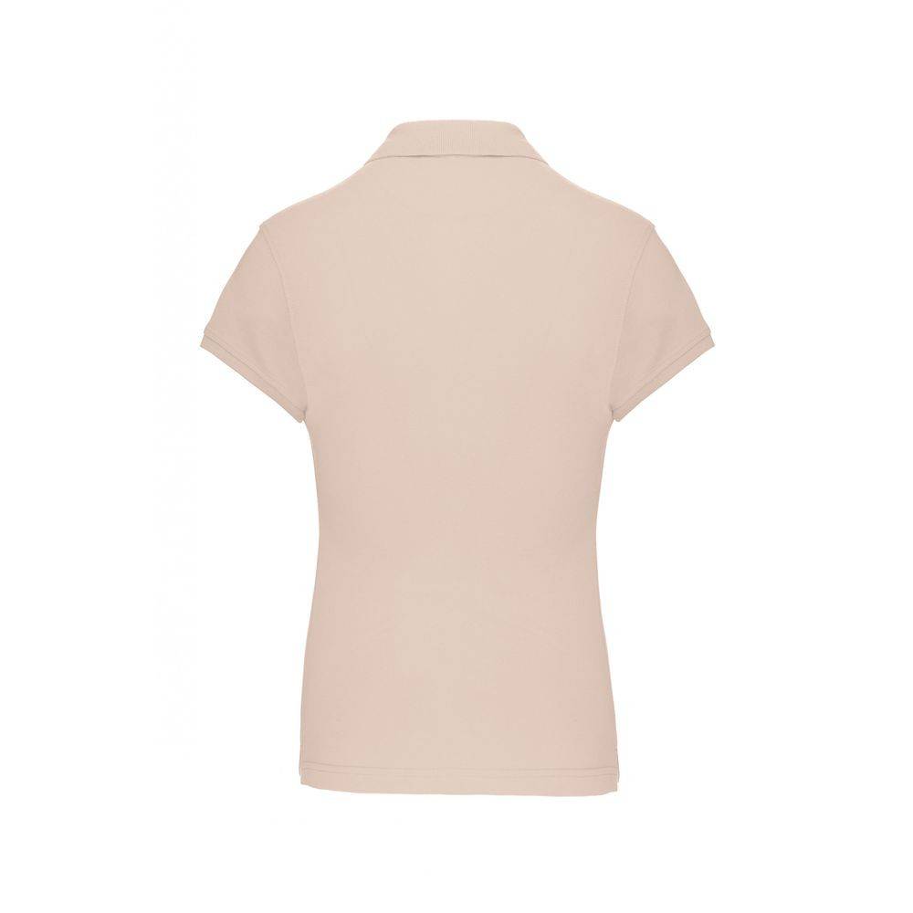 Polo de travail femme Kariban 100% coton Beige XL - Image 2