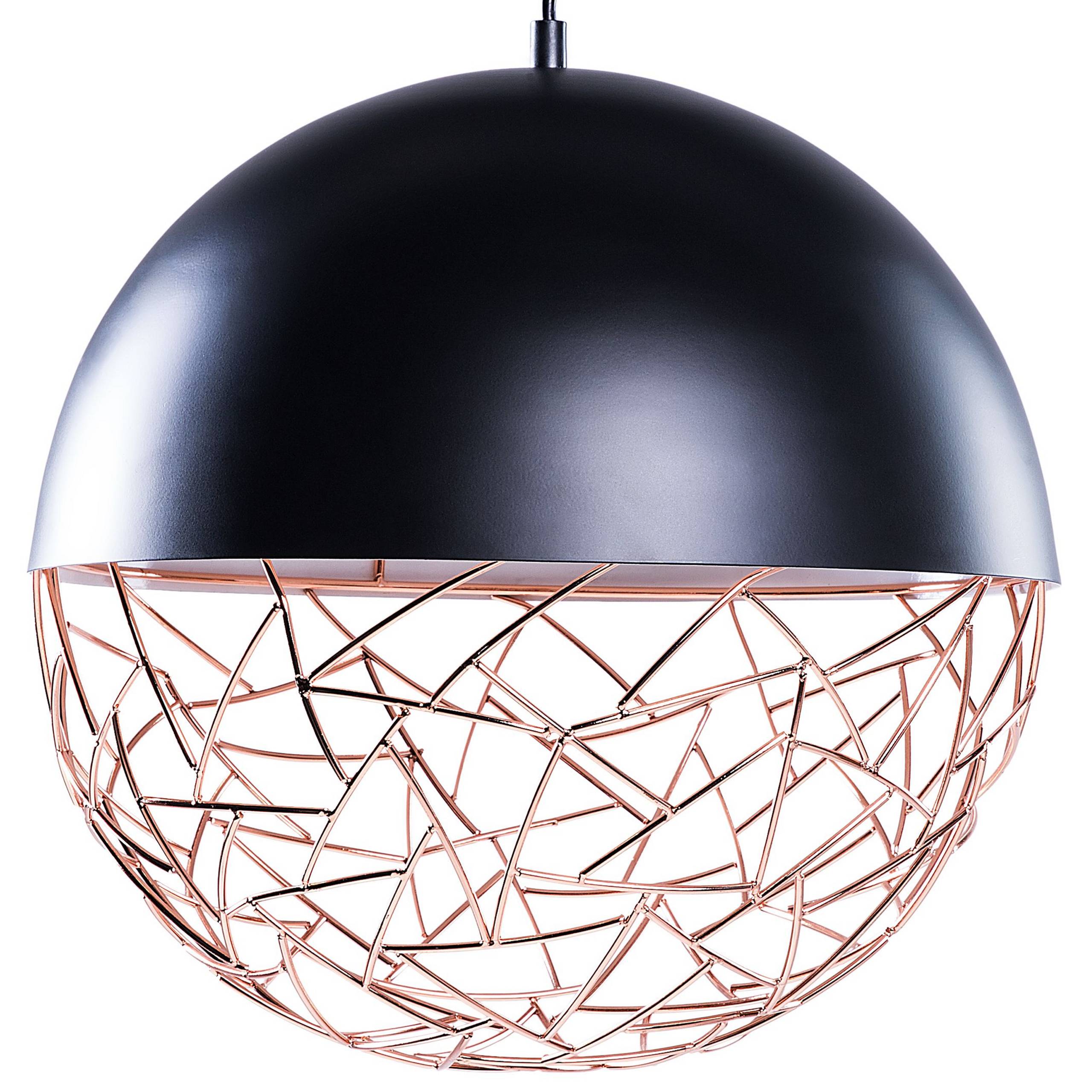Beliani - Lampe suspension Acier Noir PADMA - Beliani - Image 2