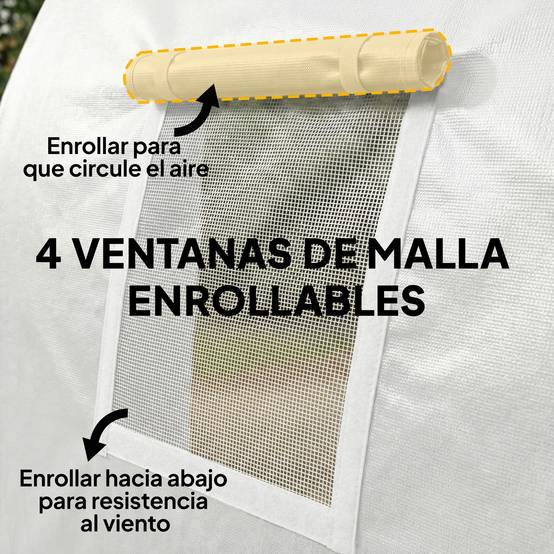 ComfortXL - Garage Voiture Extérieur 3x6m Acier Galvanisé Tente Abri Imperméable Protection UV Blanc - ComfortXL Outdoor Living - Image 7