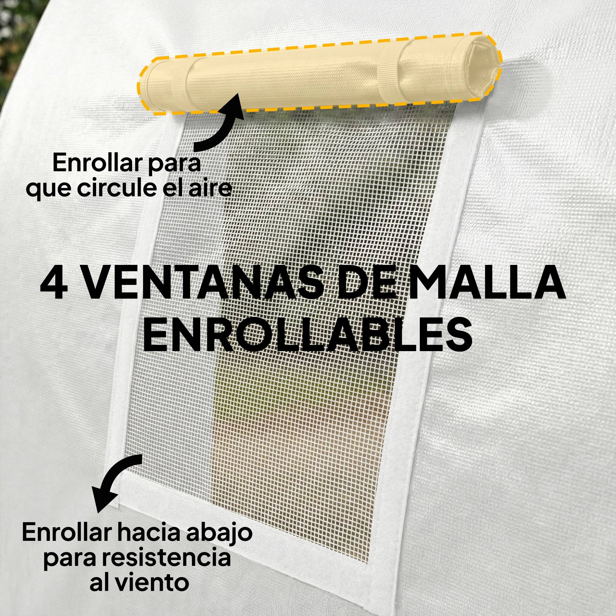 ComfortXL - Garage Voiture Extérieur 3x6m Acier Galvanisé Tente Abri Imperméable Protection UV Blanc - ComfortXL Outdoor Living - Image 7