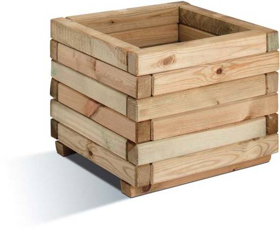 Jardipolys - Bac carré STOCKHOLM 40 cm - 28L - 40 x 40 x 33 Jardipolys - Image 1