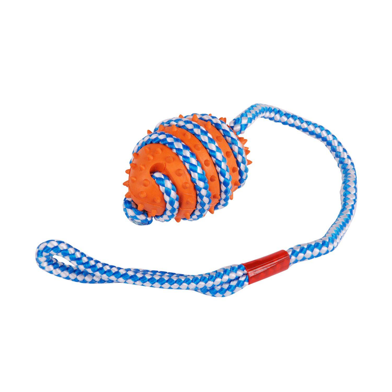 Sans Marque - Jouet pour chien - Balle avec poignée - Orange - Dogi