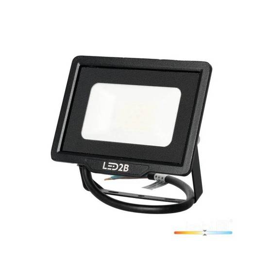 Projecteur LED MH 20W noir 4000K IP65 blanc naturel - Image 1