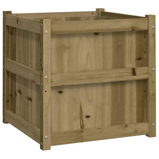 ComfortXL - Lot de 2 Jardinières Carrées Bois Pin Traité Autoclave 60x60x60 cm – ComfortXL Outdoor Living - Image 5