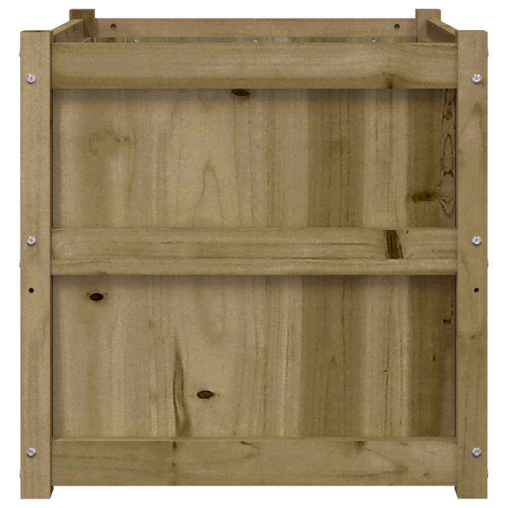 ComfortXL - Lot de 2 Jardinières Carrées Bois Pin Traité Autoclave 60x60x60 cm – ComfortXL Outdoor Living - Image 7