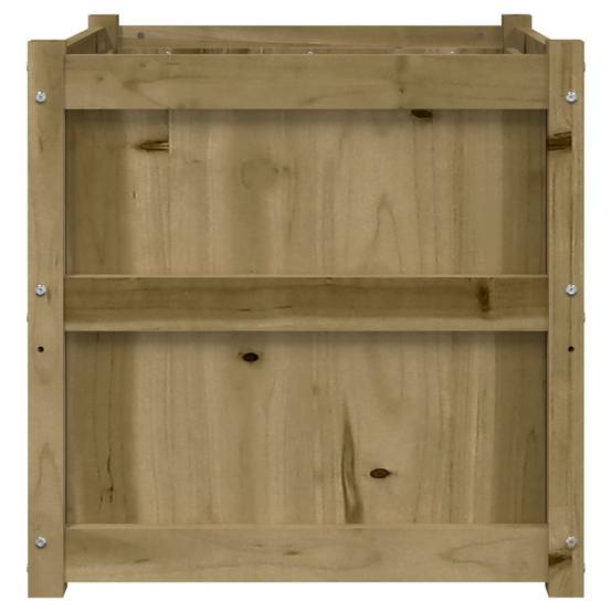 ComfortXL - Lot de 2 Jardinières Carrées Bois Pin Traité Autoclave 60x60x60 cm – ComfortXL Outdoor Living - Image 6