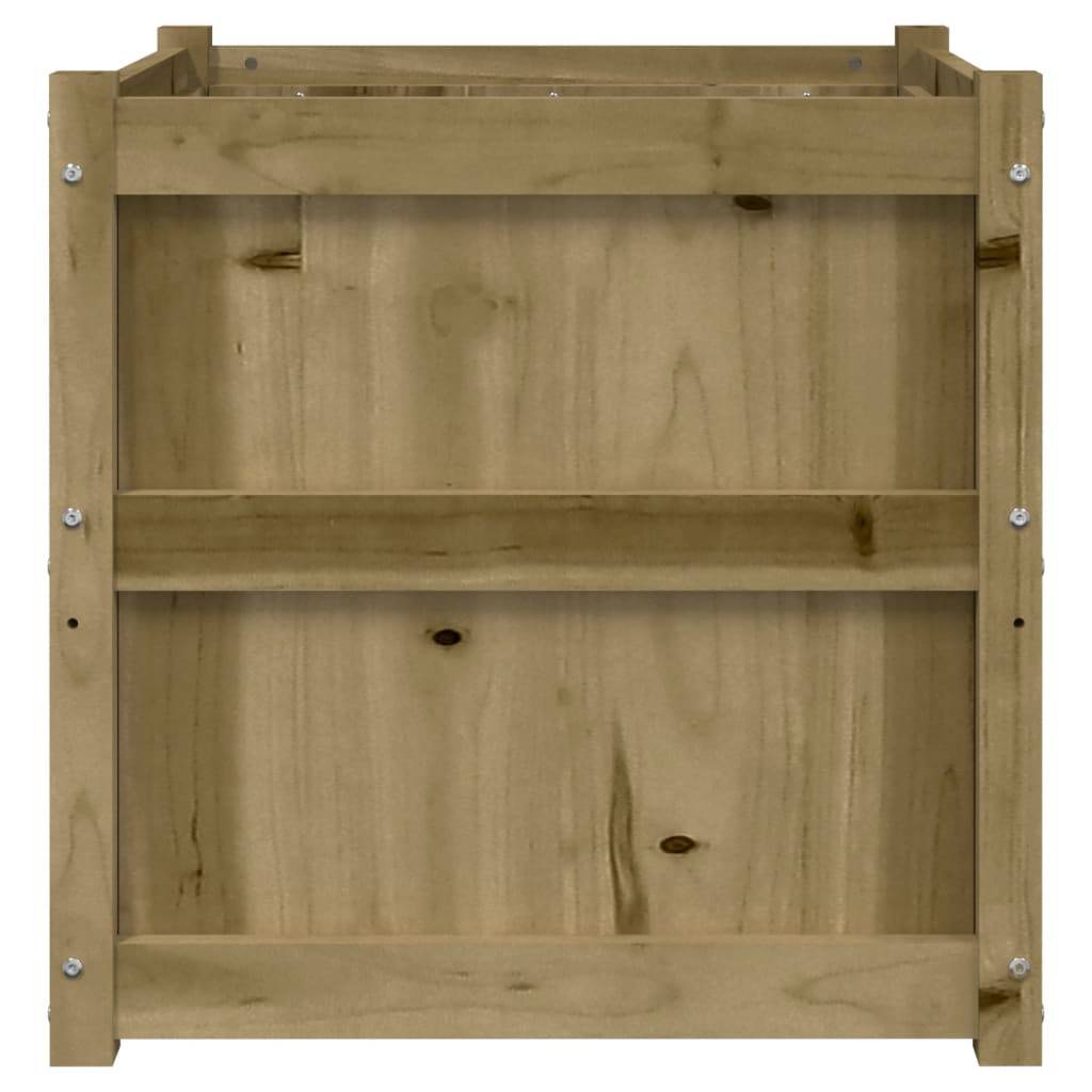 ComfortXL - Lot de 2 Jardinières Carrées Bois Pin Traité Autoclave 60x60x60 cm – ComfortXL Outdoor Living - Image 6