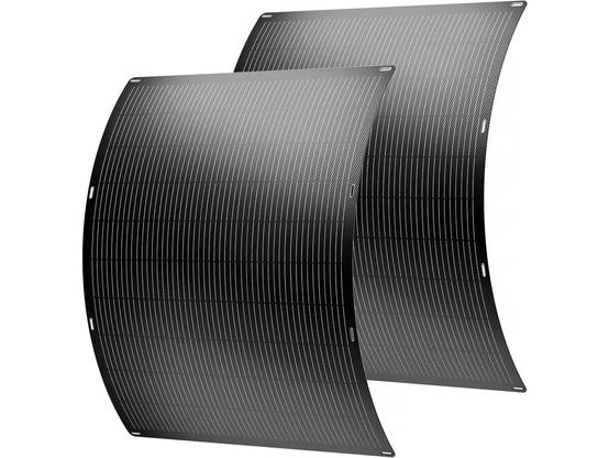 Lot De 2 Panneaux Solaire Plug And Play Flexible - 400w "urban Center" - Noir -viva Green - Image 1
