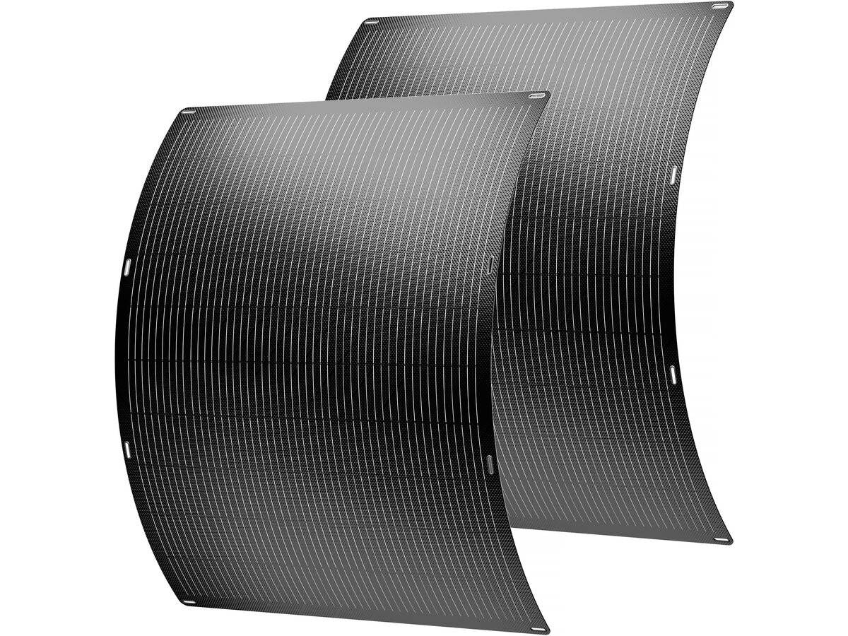 Lot De 2 Panneaux Solaire Plug And Play Flexible - 400w "urban Center" - Noir -viva Green - Image 1