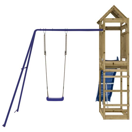 Aire de jeux d'extérieur - Jeu Plein air enfant bois de pin imprégné-JU1708 - Image 7
