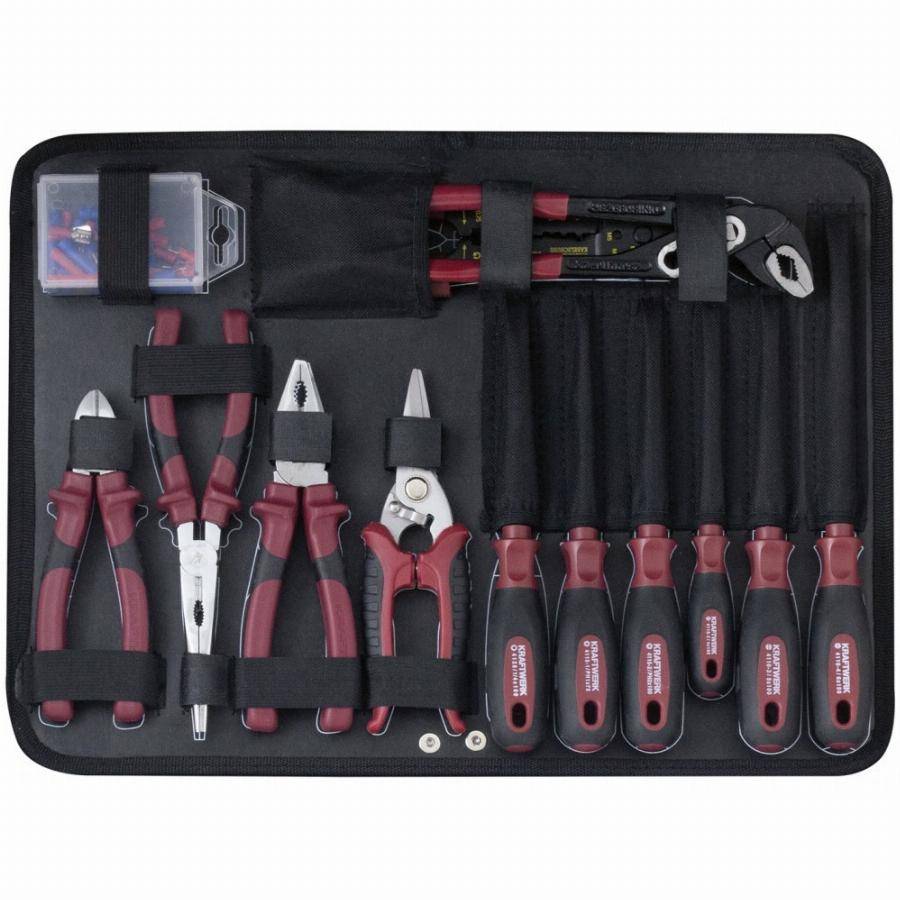 Coffret d'outils Pro-Line KRAFTWERK 264 pièces + perceuse visseuse BOSCH 1/4' 1/2' - 3949 - Image 6