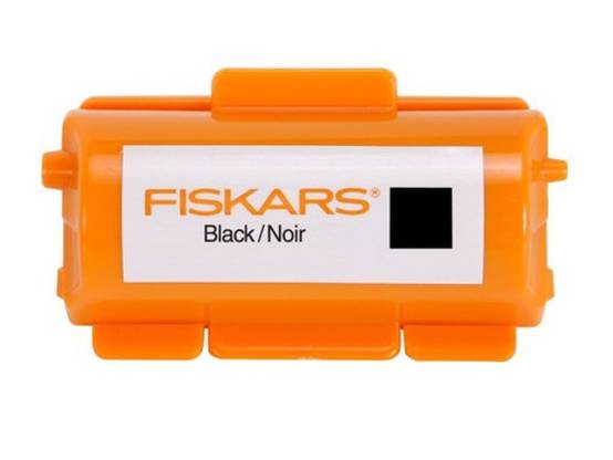 Fiskars - Encre noire roulette à tampon continu