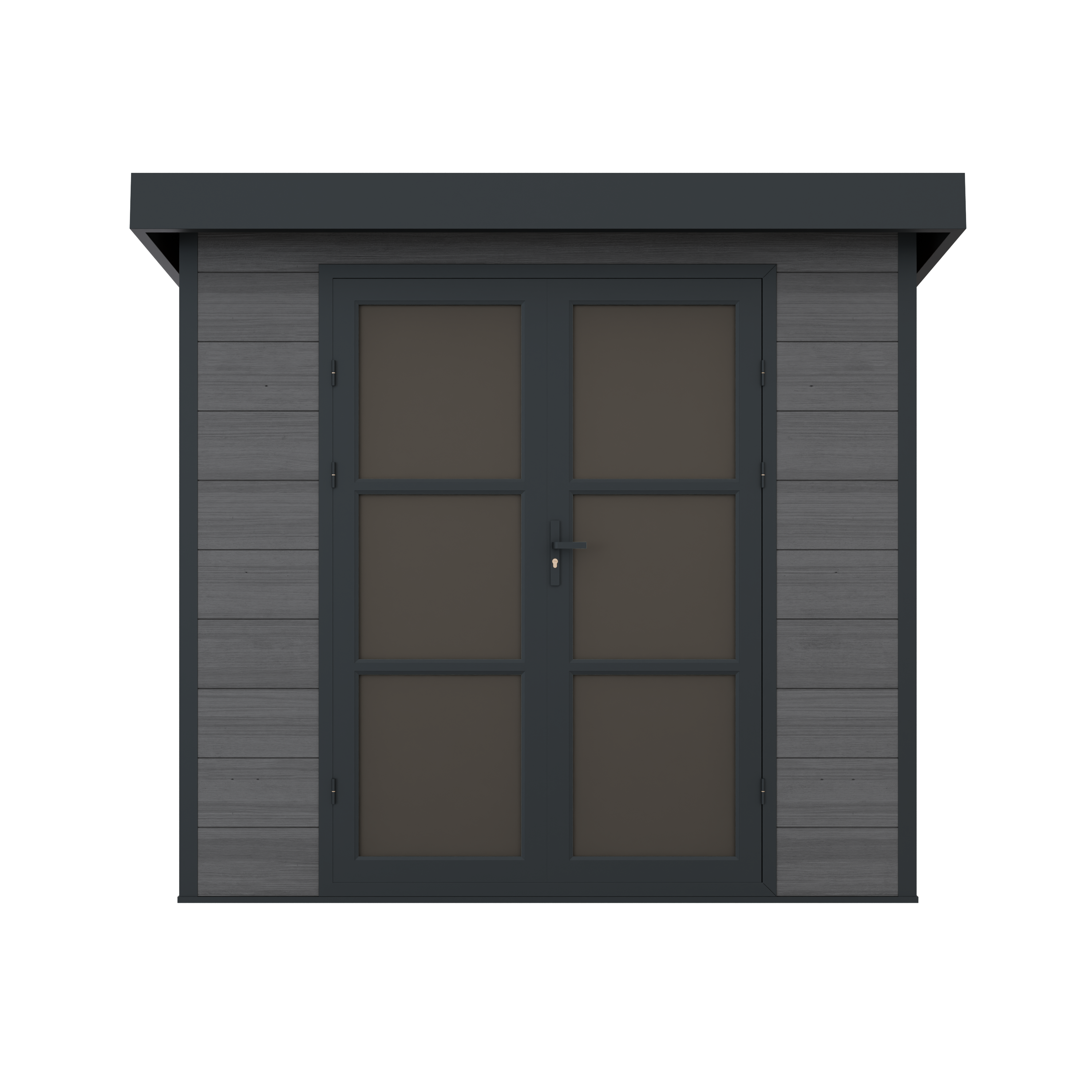 Abri de Jardin Composite ALMA - 5m2 - Gris - Cabane de jardin - Image 4
