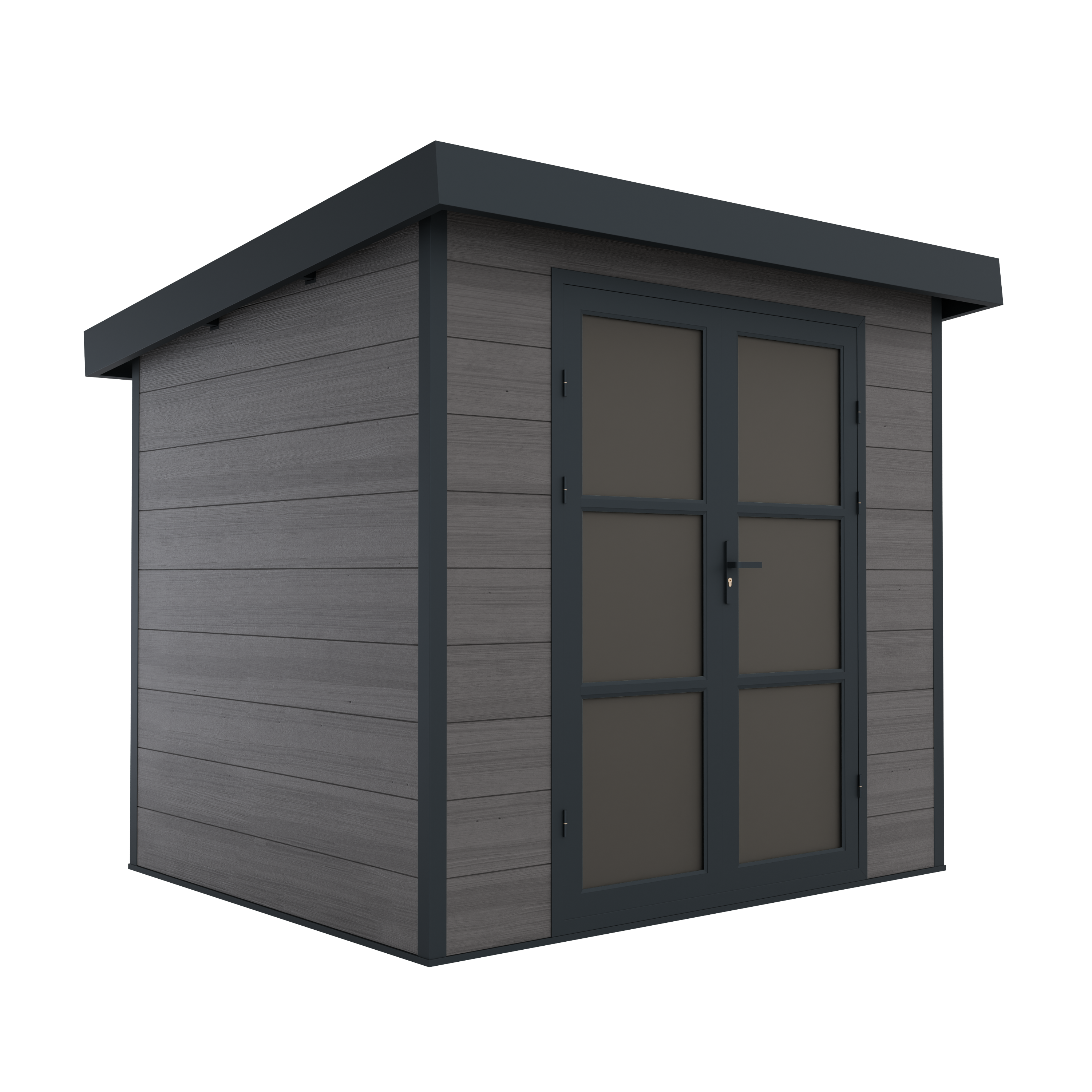 Abri de Jardin Composite ALMA - 5m2 - Gris - Cabane de jardin - Image 3