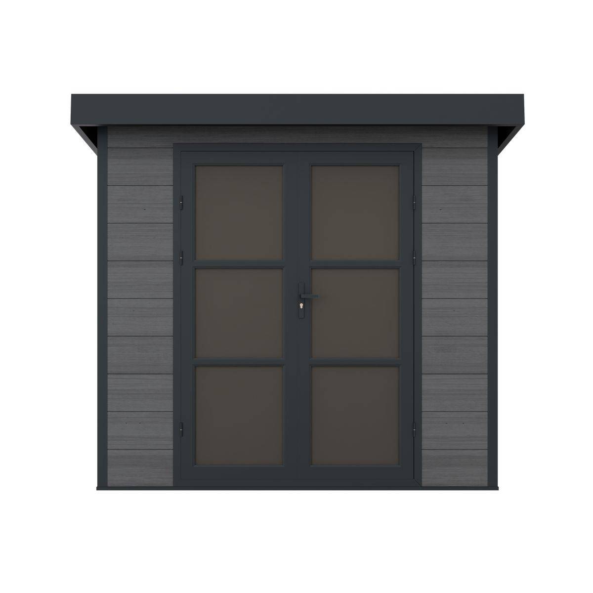 Direct Abris - Abri de Jardin Composite ALMA - 5m2 - Gris - Cabane de jardin - Image 4