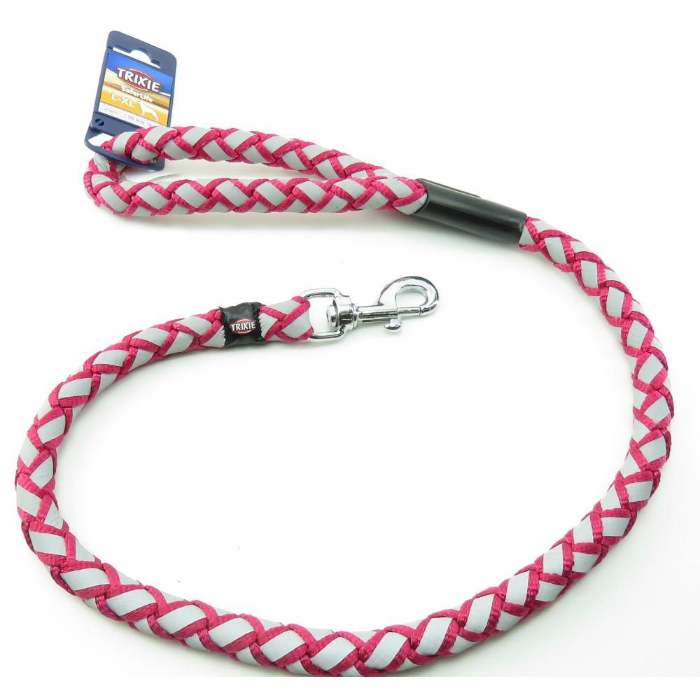 Trixie - Trixie - Laisse Cavo Reflect ø 18 mm x 1 M L-XL.  Fushia. pour chien - Image 1