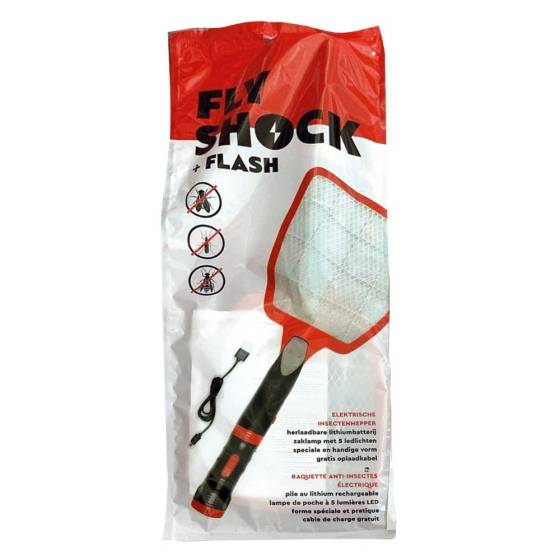 BSI - Raquette anti-insectes électrique rechargeable avec lampe USB - Image 3